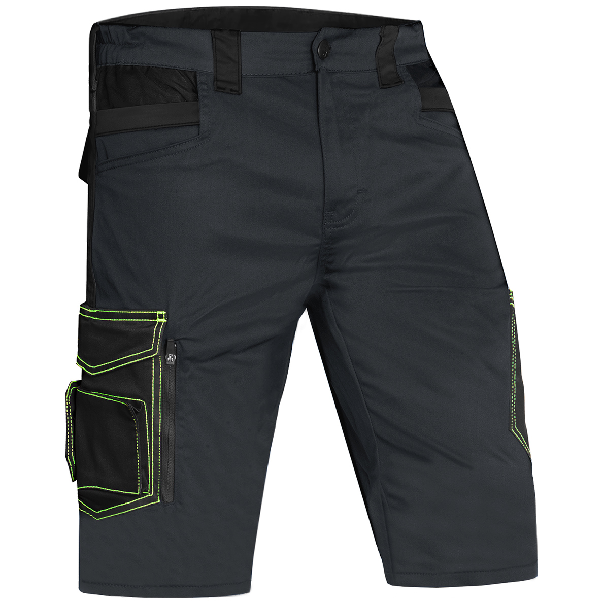ABVERKAUF: ACE Genesis Herren-Arbeits-Hose kurz Männer-Cargo Shorts Stretch-Bund - Bild 8 von 9