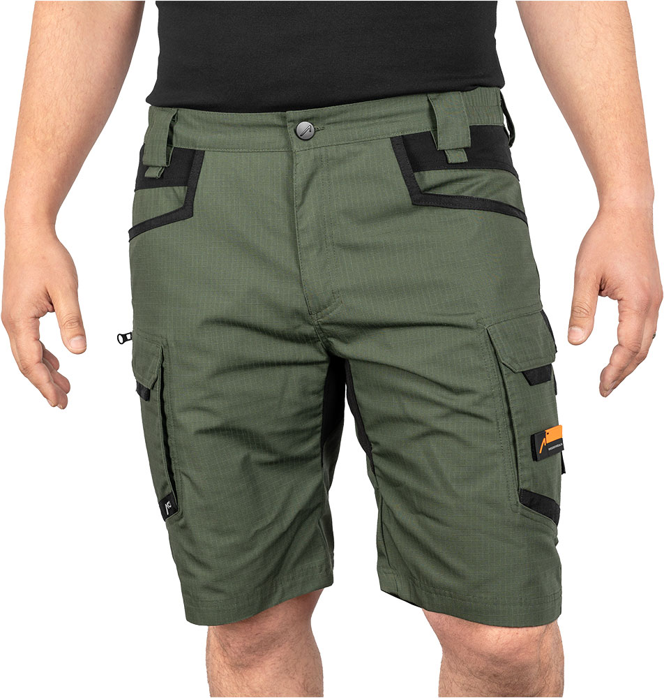ACE Constructor Herren-Arbeitshose kurz Arbeitshosen Cargo-Taschen Stretch-Bund - Bild 8 von 11
